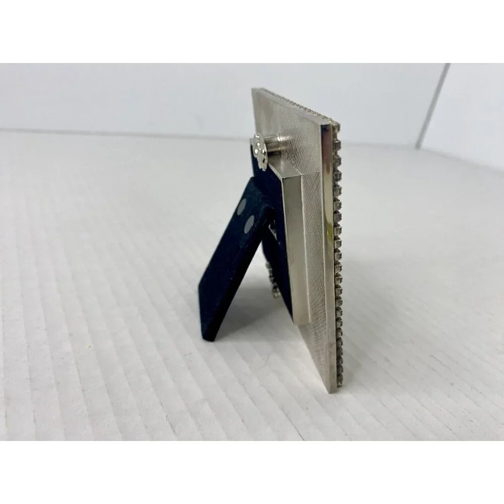 Purple Enamel Guilloche Stand Up Frame Fits 2”x2” Photos‎